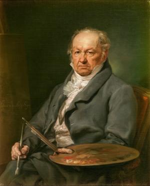 Retrato del pintor Francisco de Goya (1826), por Vicente López 