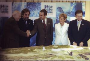 Presentación en 2004 del proyecto de la Expo 2008 