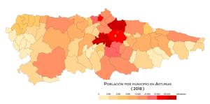 Población por concejo (2018)