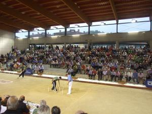 Campeonato de Cantabria de Bolo Palma en la bolera cubierta de La Encina de La Cavada 
