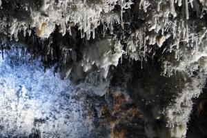 Estalactitas excéntricas en la cueva de El Soplao 