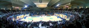 Palacio de Deportes de Santander. Partido de baloncesto del Cantabria Lobos 