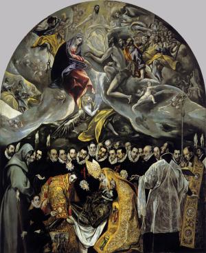 El entierro del conde de Orgaz, de El Greco, en la iglesia de Santo Tomé de la ciudad de Toledo 