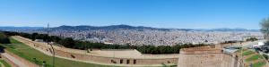 Panorámica de Barcelona, la capital de Cataluña y su ciudad más importante
