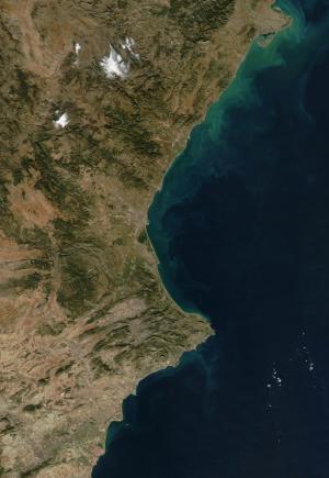 Imagen satelital de la comunidad