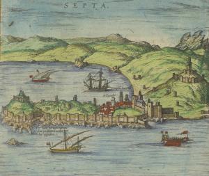 Ceuta en la segunda mitad del siglo XVI (Civitates Orbis Terrarum)