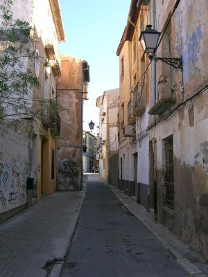 Calle La Purísima, muy deteriorada