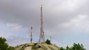 Antenas de radio en La Torreta