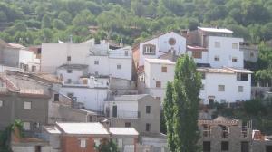 Ubicación de Bacares en España.