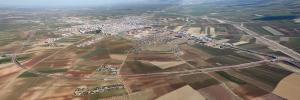 Vista aérea de Almendralejo.