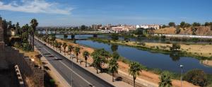 Vista del río Guadiana desde la Alcazaba de Badajoz 