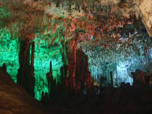 Interior de las cuevas dels Hams, en el término municipal de Manacor.