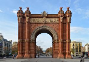 El Arco de Triunfo, diseñado por José Vilaseca como entrada a la Exposición Universal de 1888 