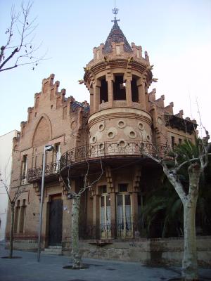 Edificio de Lluís Domènech i Montaner en Canet