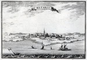 Vista panorámica de Mataró (1668)