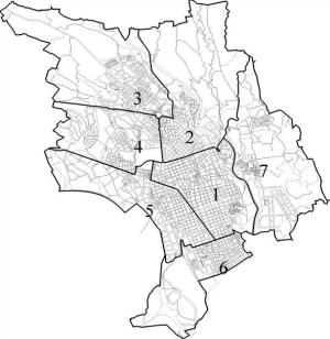 Los siete distritos de Sabadell
