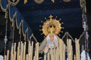 Mª Stmª de los Dolores en la Noche-Madruga' del Jueves Santo