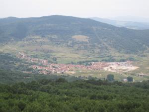 Vista de la localidad desde el monte Araña