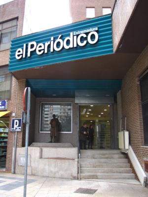 Oficinas de El Periódico Extremadura en la ciudad de Cáceres