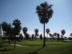 Vista del campo de golf de Costa Ballena (Rota).