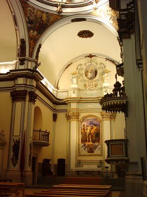 Interior de la Iglesia de San Juan Bautista