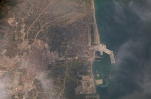 Vista satélite de la ciudad