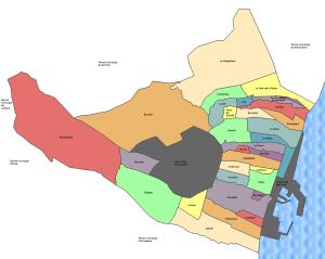 Plano de las partidas rurales del término municipal