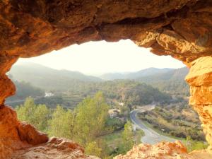 Vistas desde la Cueva del Castell.