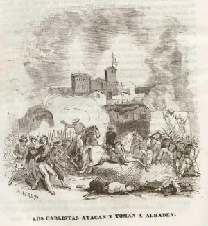 Los carlistas atacan y toman Almadén durante la Primera Guerra Carlista (octubre de 1836)