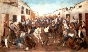 Contienda de Valdepeñas contra las tropas napoleónicas el 6 de junio de 1808.