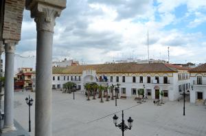 Plaza Mayor de Andalucía desde la oficina de turismo.
