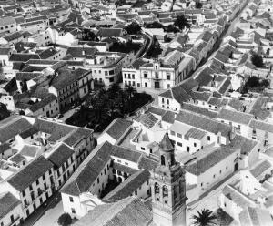 Vista aérea de La Rambla, Andalucía 