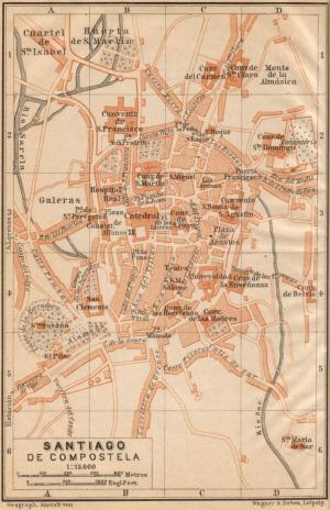 Plano de la ciudad en 1901