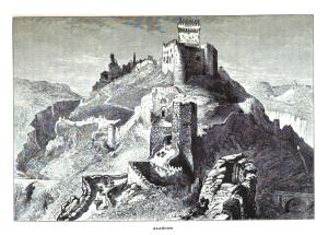 Vista de Alarcón en el siglo XIX.