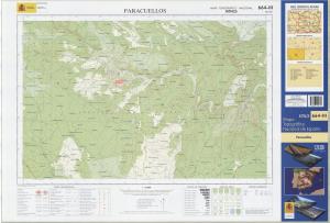Fragmento del Mapa Topográfico Nacional de España de 2006 a escala 1:25000 en el que se representa Paracuellos