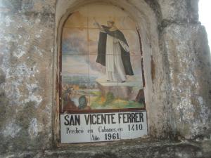 Capilla de la estación del Vía Crucis del Calvario de Cabanes, dedicada a San Vicente Ferrer.