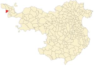 Situación de Isóbol en la provincia de Gerona.