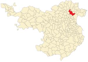 Situación de Perelada en la provincia de Gerona