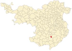 Situación de Sant Andreu Salou en la provincia de Gerona.