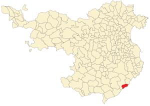Situación de San Feliu de Guíxols en la provincia de Gerona.
