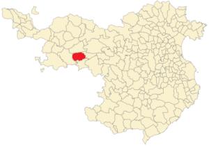 Situación de Vallfogona en la provincia de Gerona