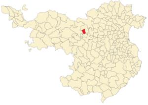 Situación de Tortellá en la provincia de Gerona.