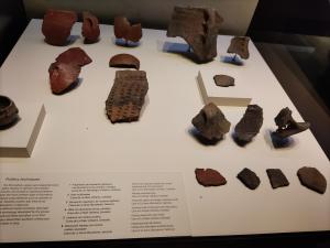 Neolítico.Técnicas de decoración en arcilla - Cueva de la Mujer - Museo Arqueológico Nacional