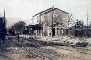 Vista de la Estación de Baza en la década de 1920
