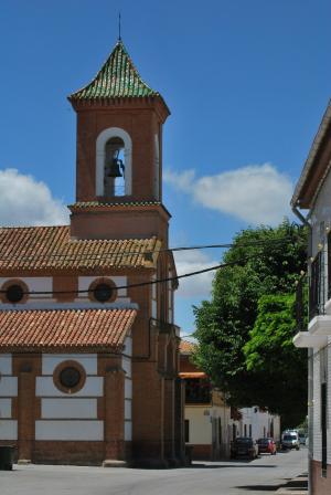Vista de la Iglesia de la Inmaculada, en Zafarraya
