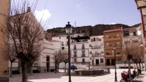 Vista de la plaza Mayor, en Zújar