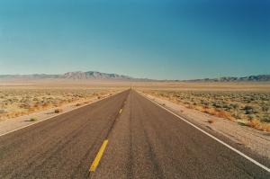 La carretera 375, que discurre por el sur de Nevada.