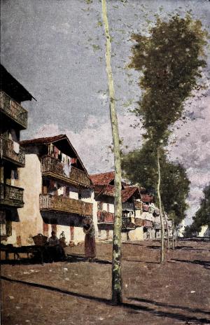 Calle de la localidad por Avendaño (1906).