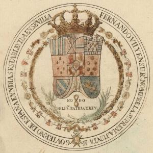 Sello de la Junta de Sevilla de 1808.
