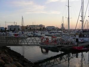Vista general del puerto deportivo de Isla Cristina.
